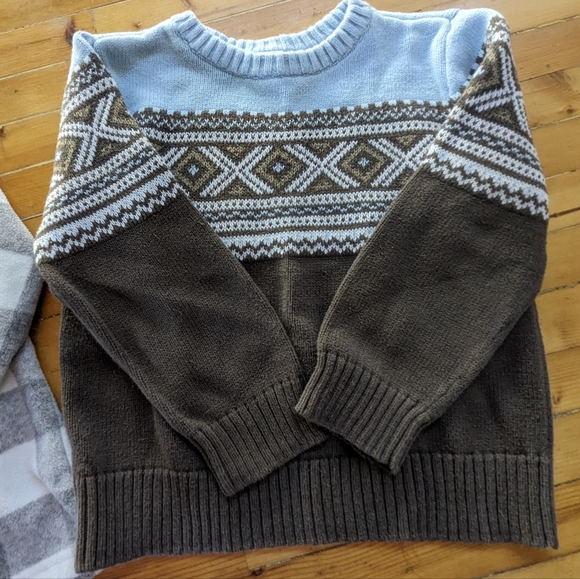 3T Sweater Bundle, Knit and Teddy Fleece Sweaters, Little Boy - Picture 3 of 11